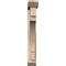 Ekena Millwork Merced Slat Smooth Bracket w/ Offset Brace, Douglas Fir, 5 1/2"W x 32"D x 40"H BKT0604X32X40MRC06SDF - alternate 3